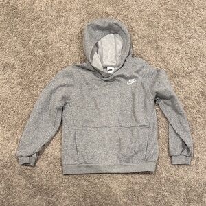 Nike Heather Gray Pullover Hoodie